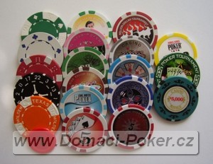 Poker etony - nov ukzkov sada 20-ti druh eton