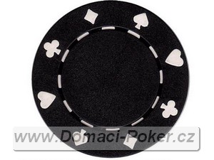 Poker etony Bez potisku 11,5gr. - ern