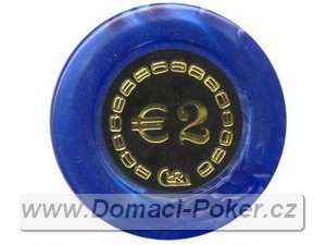 Opera Pearl  4,5gr. S potiskem - Hodnota 2 - modr