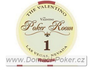 Valentino Poker Room 10,5gr. - Hodnota 1 - svtle zelen