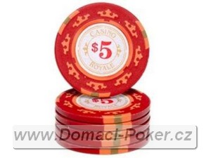 Casino Royal 14gr. - Hodnota 5 - erven