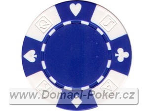 Poker eton Suit AKQJ - Modr