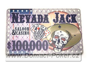 Nevada Jack 10,5gr. - Plaketa 100000$ - stbrn