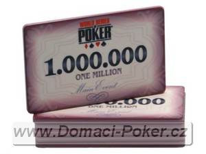 WSOP Main Event 10gr. - Plaketa 1.000.000 - erven