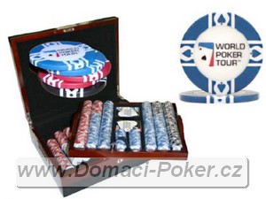 Word Poker Tour exkluzivn set v devnm kufku