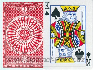 Hrac karty na poker Tally Ho Nr. 9 - erven