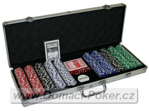 Poker set s motivem Kostky 500