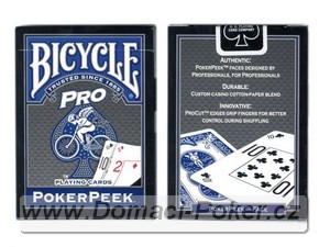 Bicycle PRO Poker DualIndex modr