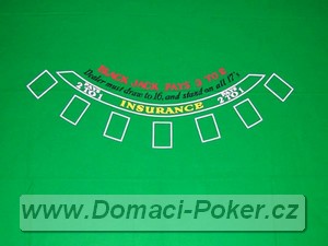 Pltno na Black Jack 200 x 150 cm profi