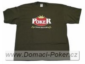 Zelen triko texas Holdem Poker - XXL