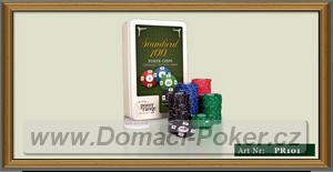 Poker Range 100 eton s potiskem v plechovce, 7,5 gr. (pr101)