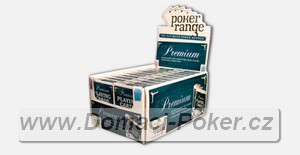 100% plastov karty Poker Range Premium - modr