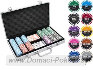 Poker etony 5-Star 300 vlastn poker set