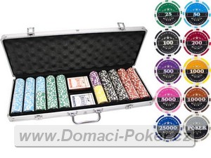Poker etony 5-Star 750 vlastn poker set