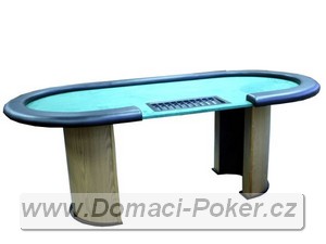 Pokerov stl - Profi s dealerem - zelen
