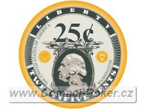 US Bankovky 10,5 gr. - hodnota 25c oranov