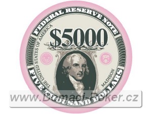 US Bankovky 10,5 gr. - hodnota 5000$ rov