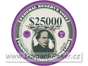 US Bankovky 10,5 gr. - hodnota 25000$ fialov