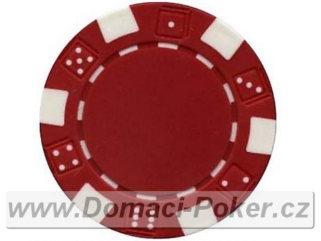 Poker etony Kostka 11,5gr. - erven