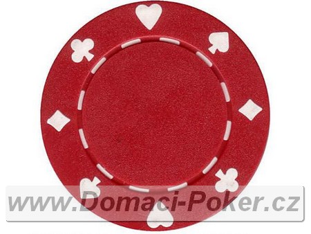 Poker etony Bez potisku 11,5gr. - erven