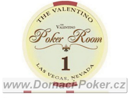 Valentino Poker Room 10,5gr. - Hodnota 1 - svtle zelen