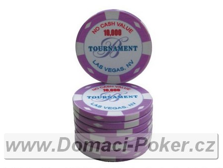 Las Vegas Tournament 10gr. - Hodnota 10000 - svtle fialov