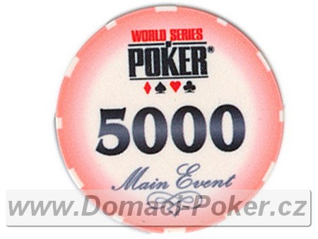WSOP Main Event 10gr. - Hodnota 5000 - broskvov