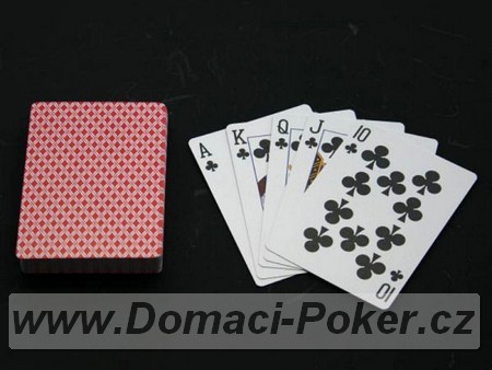 Hrac karty na poker Piatnik Starclub - erven normal