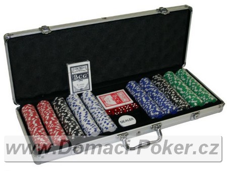 Poker set s motivem Kostky 500 NA PN
