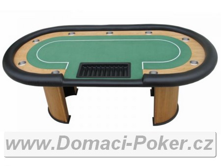 Pokerov stl - Nevada 4 ovl s dealerem - zelen