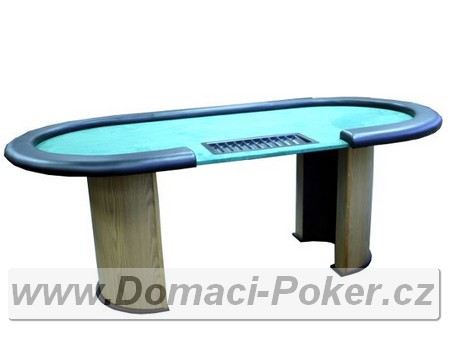 Pokerov stl - Profi s dealerem - zelen